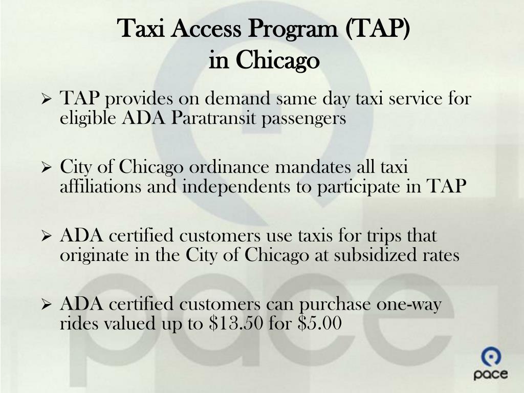 Taxi Access Program Chicago