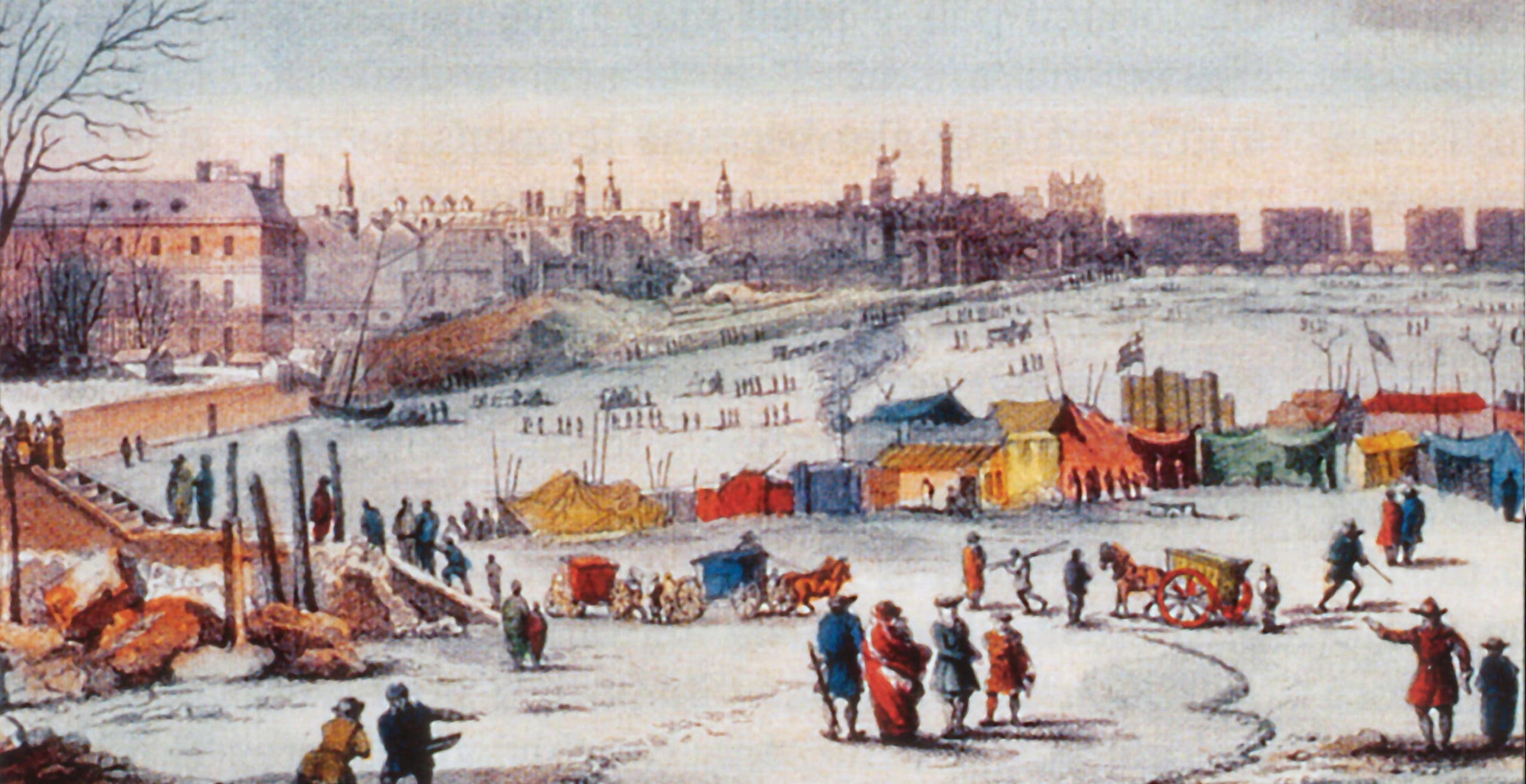 Frost Fairs on the River Thames