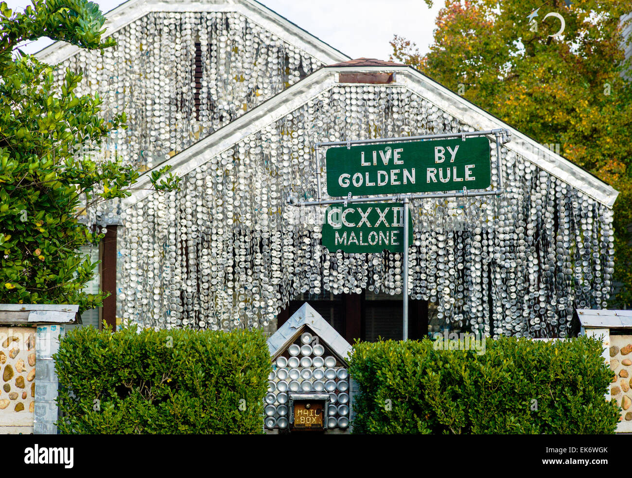The Beer Can House in Houston Texas