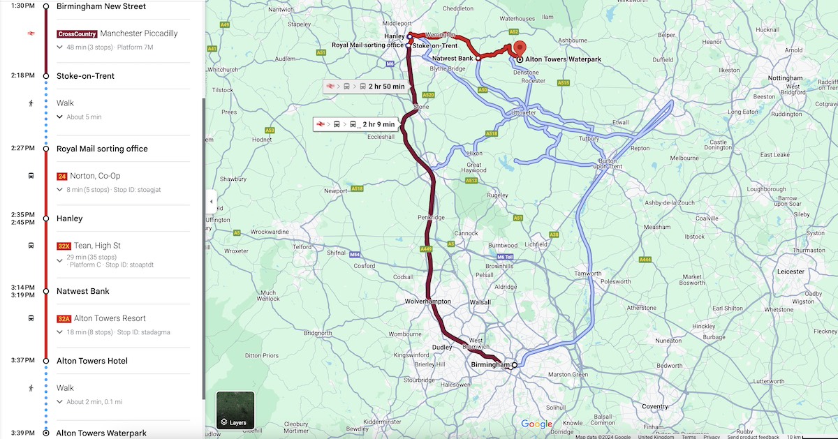 How to Get to Alton Towers
