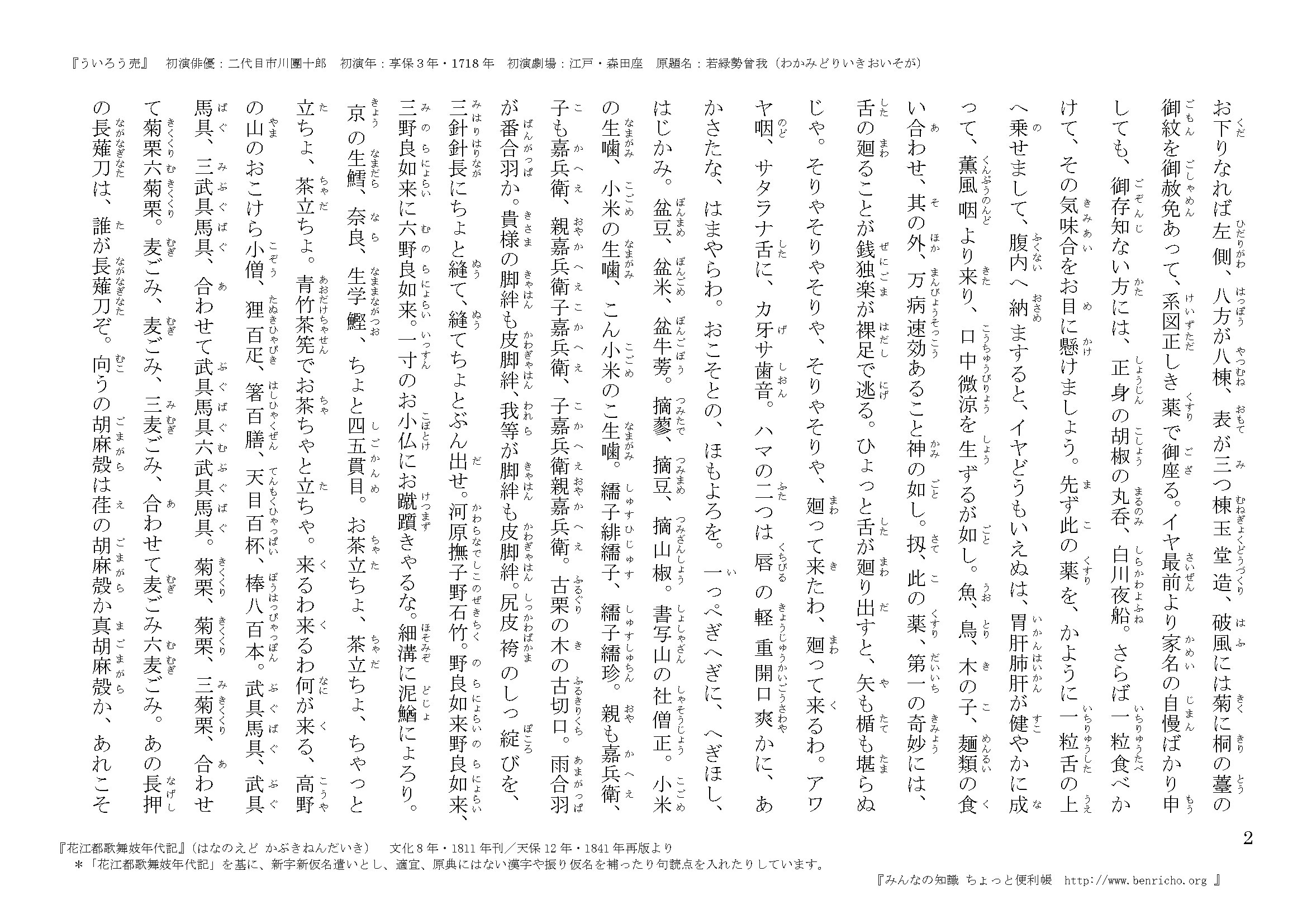『外郎売』全文をふりがな・現代語訳で完全解説！滑舌上達のコツと秘密