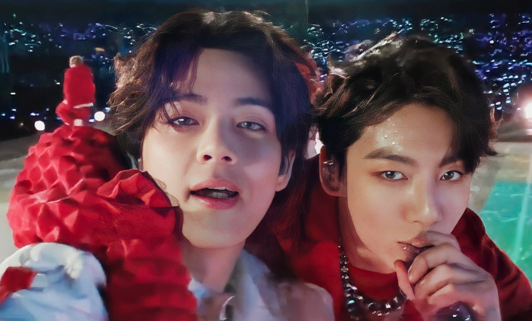 V Gives Ring to Jungkook