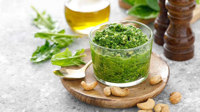 What Nuts Are in Pesto