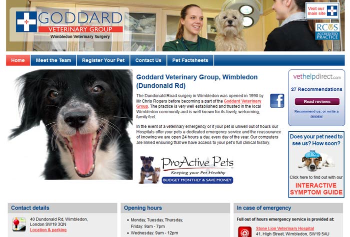 Goddard Veterinary Group Wimbledon Dundonald Road