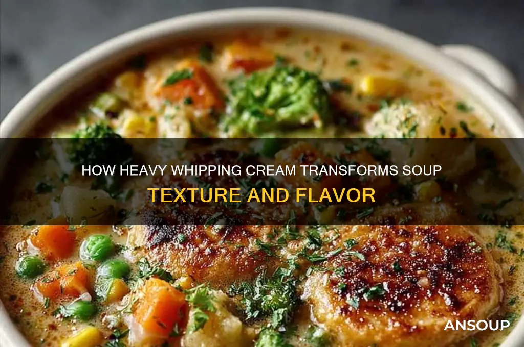 Does Heavy Whipping Cream Thicken Soup