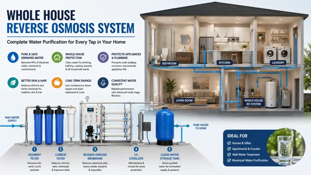 Reverse Osmosis Filter System Whole House