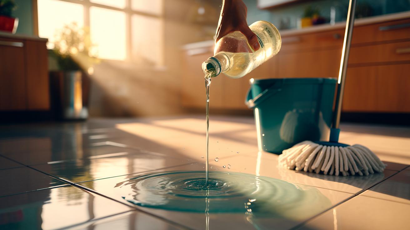 Mop with White Vinegar