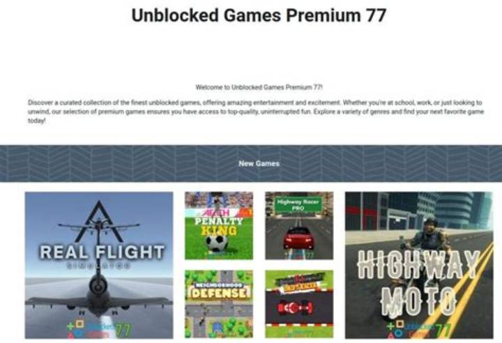 Unblocked Games Premium 77: Best Fun Games to Play on Google